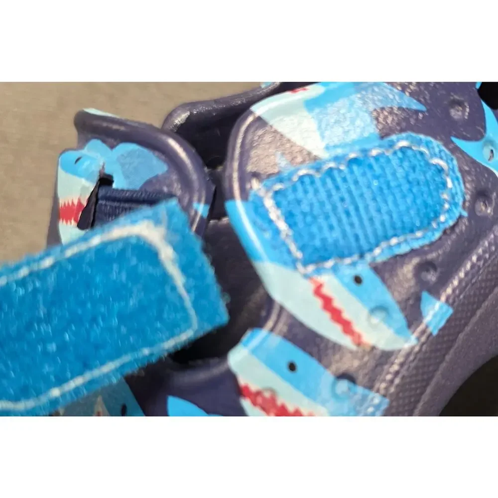 Western Chief Boys Shark Water Shoes Size 8C